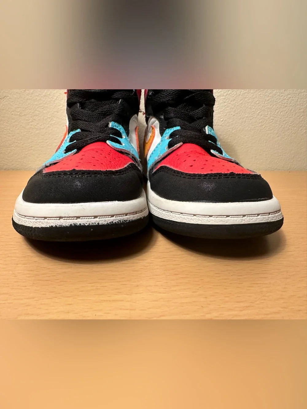 Jordan 1 Mid Bred Multi-Color Little Kids Shoes Size 11C